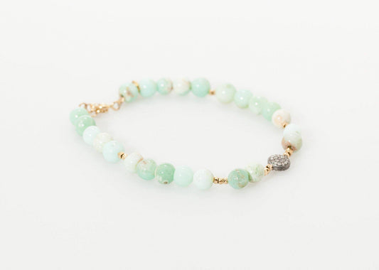 Leopold Bracelet in Green Chrysoprase - Thang5501